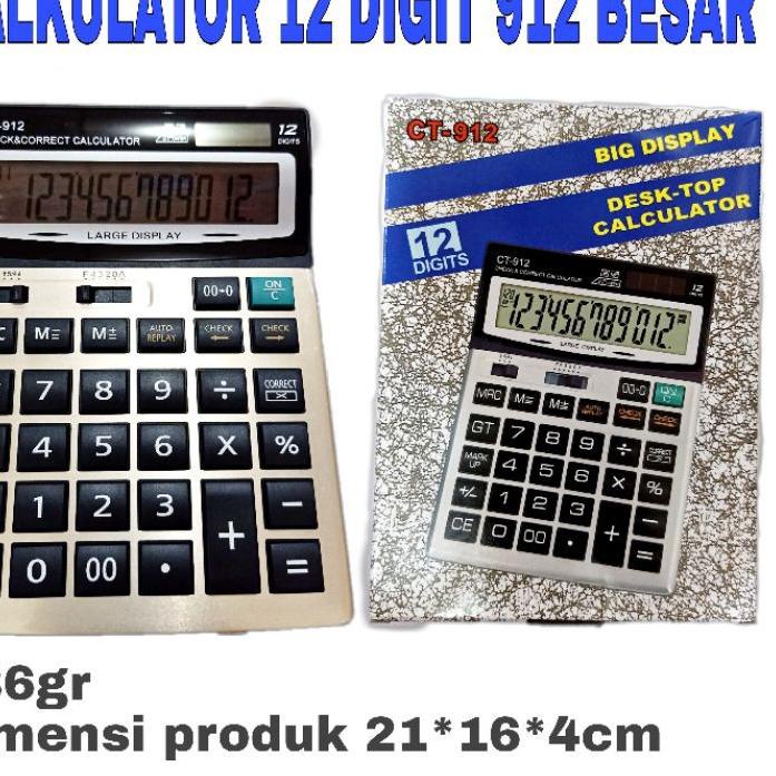 

Terjangkau KALKULATOR 912 BESAR ..