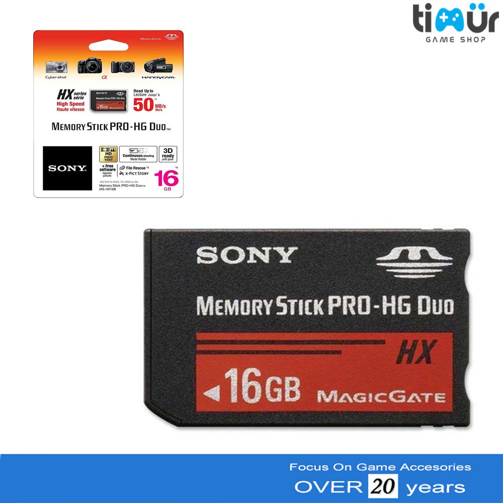 Memory Card SONY PSP 16 GB | Memory Stick Pro - HG Duo