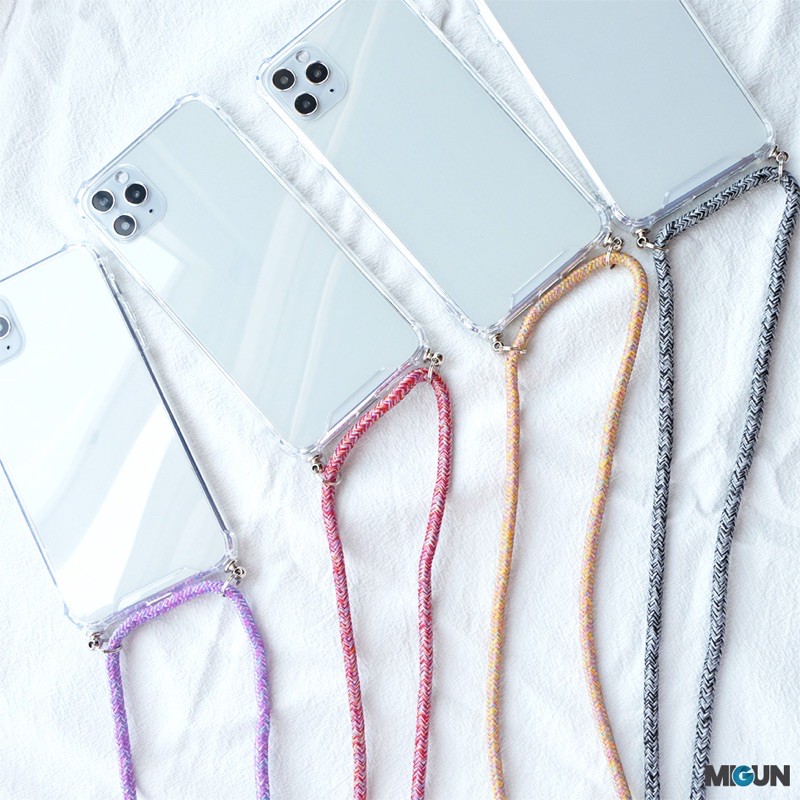 {HOT} LANYARD CASE - Acrylic Lanyard - Softcase - IPHONE 6 6+ 7 8 7+ 8+ X XR XSMAX 11 11PRO 11PROMAX