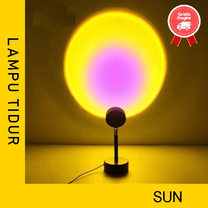Lampu Tidur LED Sun | Lampu Tidur LED | Lampu Tidur Proyektor | Lampu Tidur Aesthetic