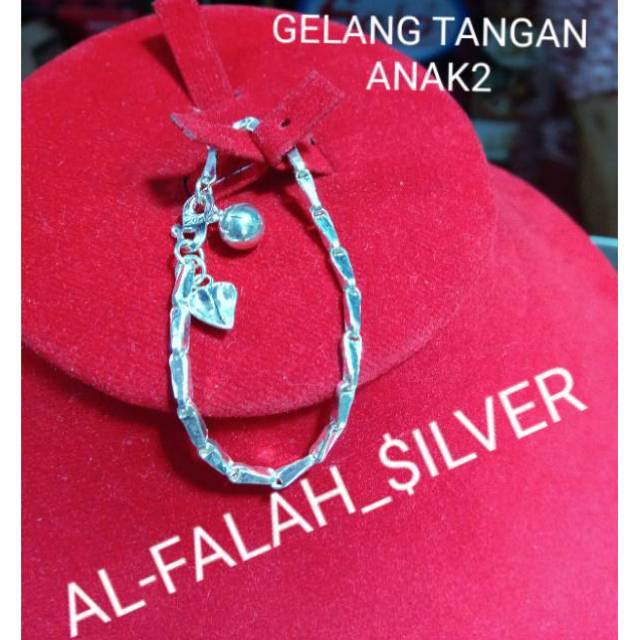 Gelang padi anak2 bahan perak murni DAN bisa sepuh emas 24k