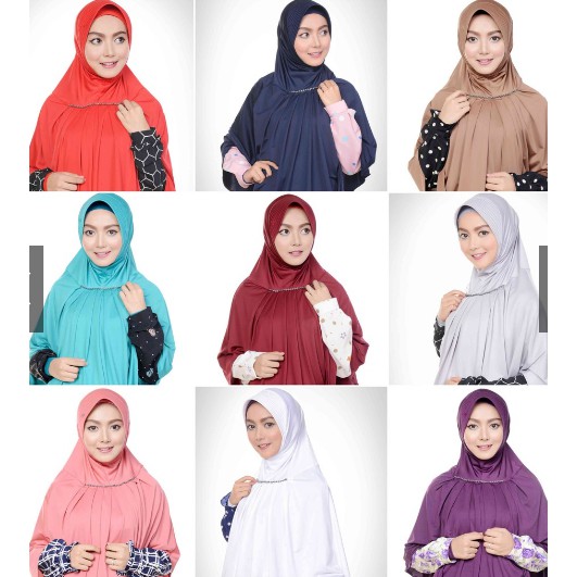 PROMO: Hijab Nibras Crystala Bergo Pad, Bergo Cantik (15 Warna), Hijar Bergo, Hijab Wanita Muslim