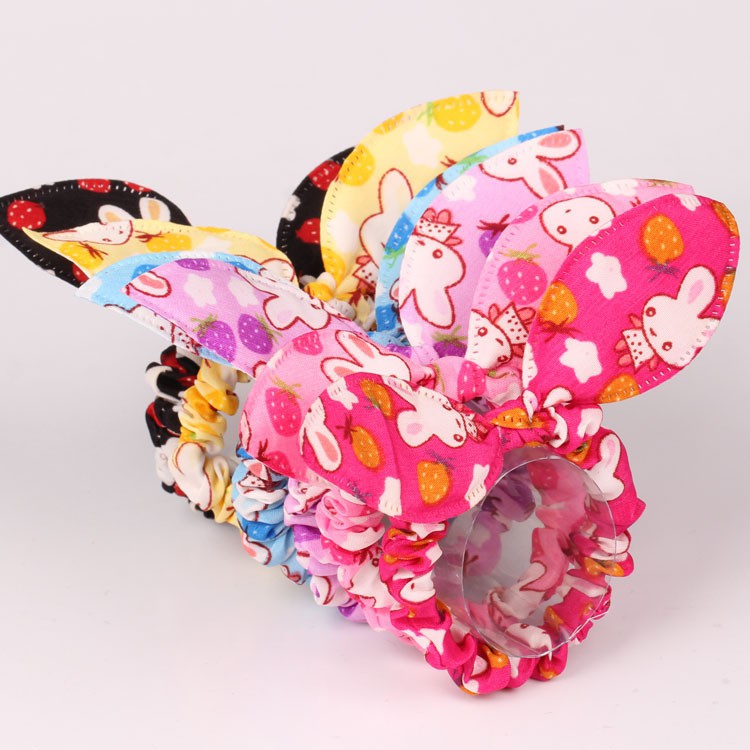 MURMURE.ID | IKAT RAMBUT ELASTIS CUTE - RABBIT EARS - KUNCIR RAMBUT WANITA DAN ANAK IMPORT HA013-3