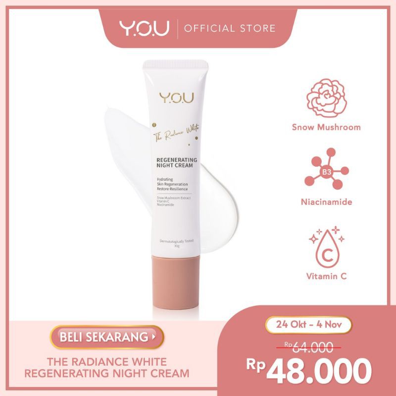 YOU The Radiance White Active Night Gel 30g