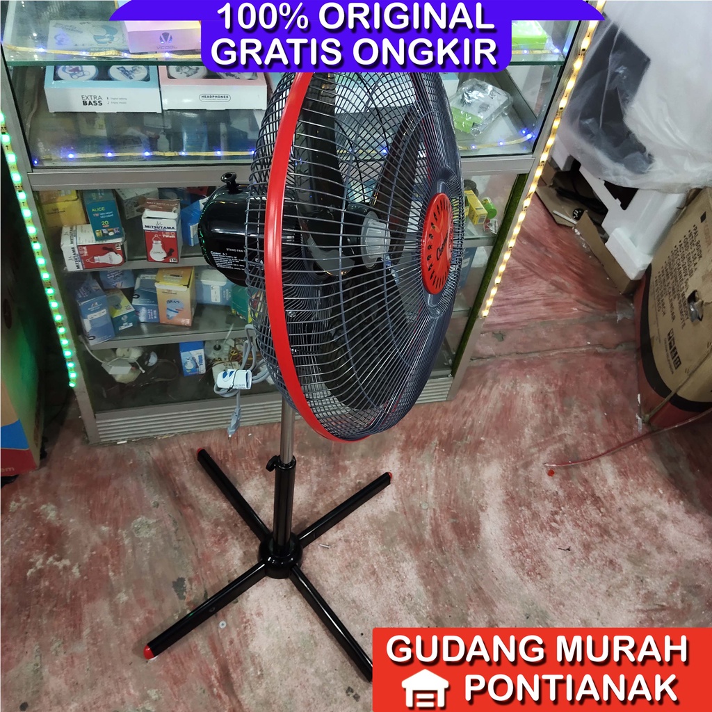 Kipas Angin Cosmos 16inch kaki besi silang 16 XDC Stand fan / berdiri 16xdc 16&quot;