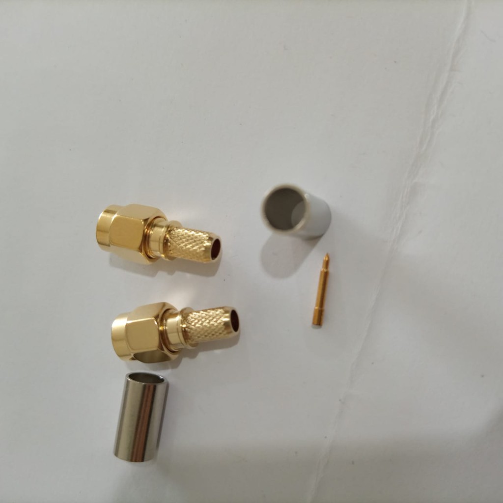 Konektor RG58 to SMA Male M Connector Sambungan Kabel RG 58 ke SMA HT Baofeng A58S UV82 UV5R 888S