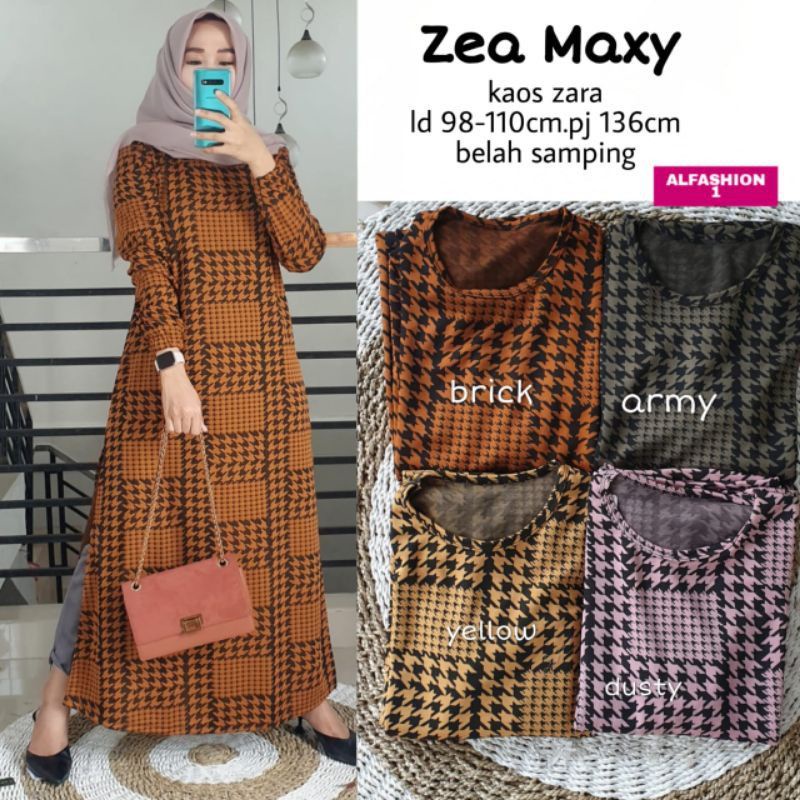 Zea Maxy - Gamis Kaos Zara LD102+ /R.16 - 188-6415