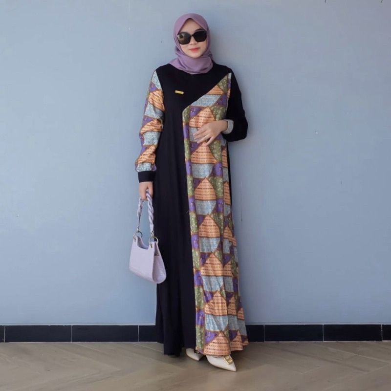 DYN -  Clothingline FAZA  Dress - Gamis Wanita Busui Friendly-Mustard