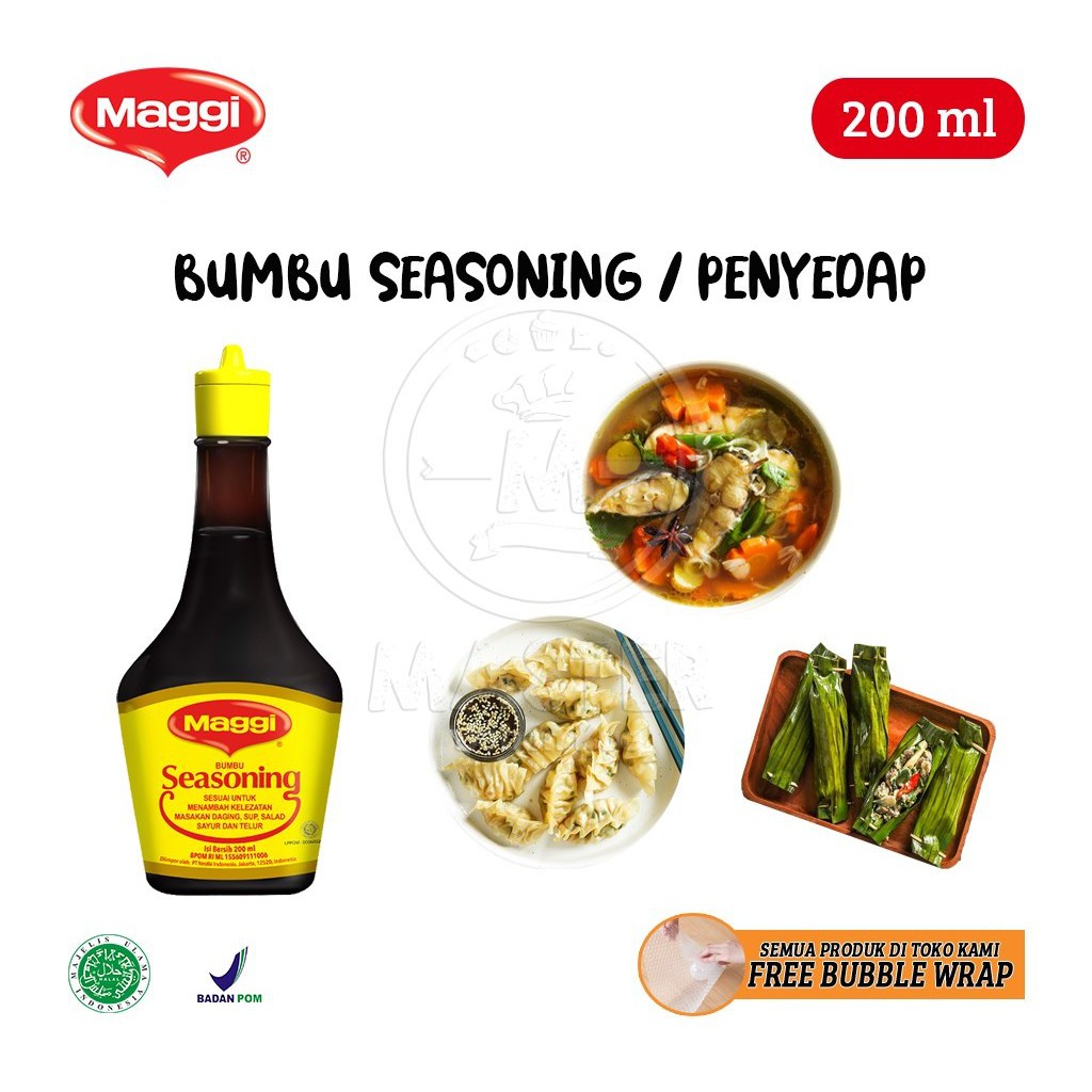 

Maggi Seasoning / Bumbu Penyedap Cair [Botol 200 ml]