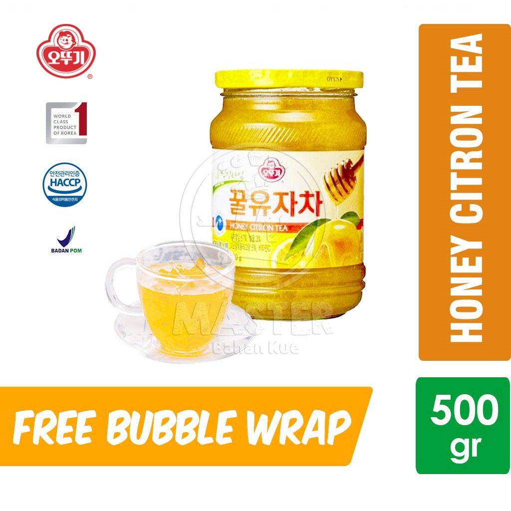 

Ottogi Honey Citron Tea / Konsentrat Jeruk Yuja Madu [Botol Kaca 500 gr] KHUSUS GOSEND & JNT