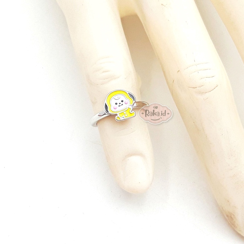 Cincin Anak Motif Chimmy BT21 Gold Perhiasan Cantik Anak 941