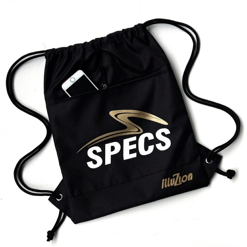 Tas Ransel Serut - String Bag - Gymsack Pria &amp; Wanita Specs illuZion Gold Edition