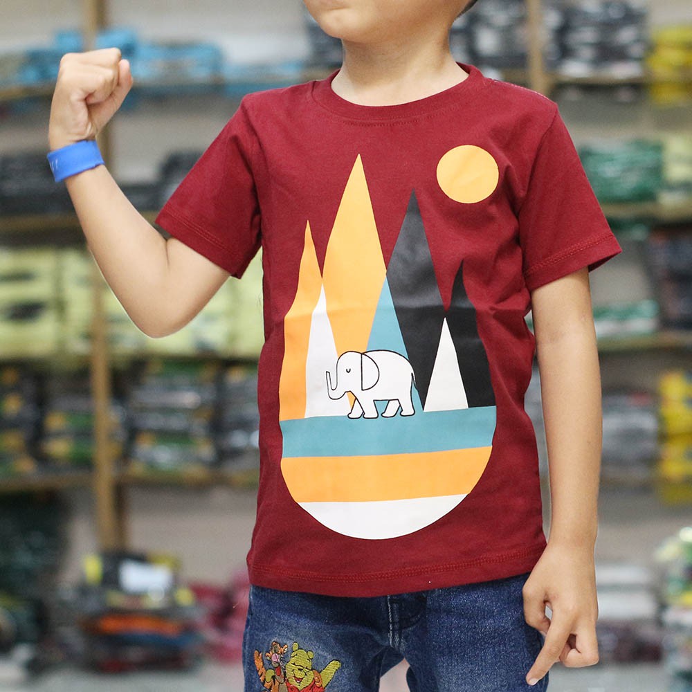 Produsen BAJU  Kaos Anak  dinosaurus BATMAN MERAH Baju  Anak  