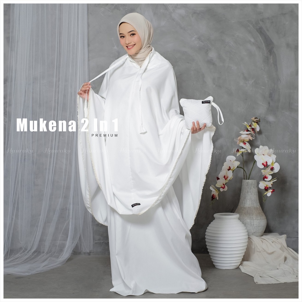 Mukena 2 In 1 Dewasa Katun Premium