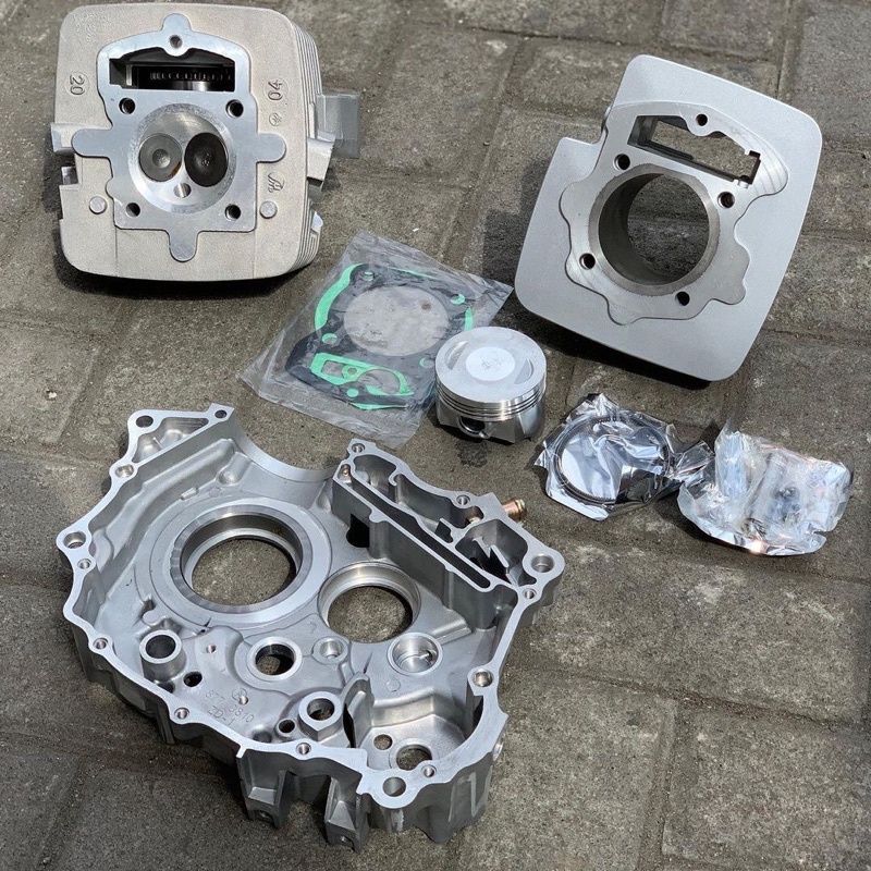 paket bore up blok head jaguar blok kop jaguar set kruk as 70 xgp cocok untuk cb gl mp tiger