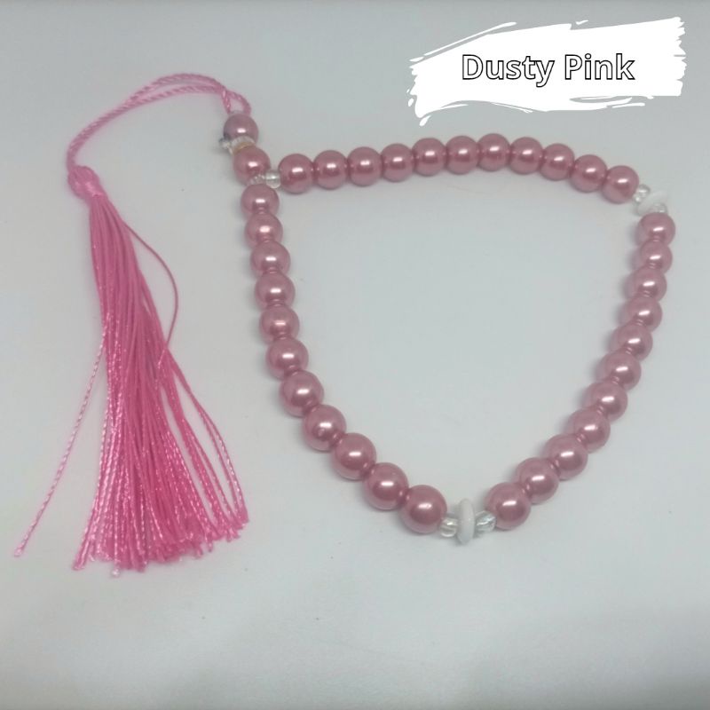 Tasbih Sintetis Mutiara 33 Beragam Warna