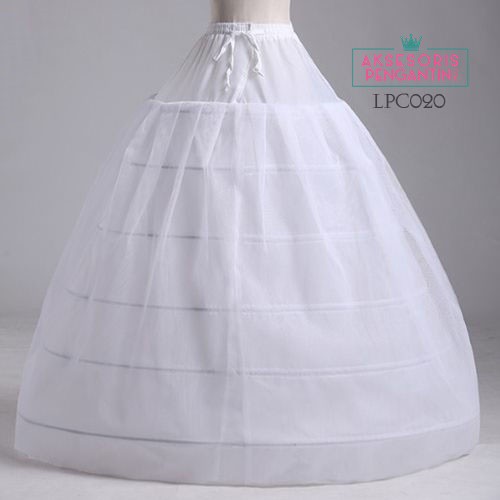 [SIAP KIRIM] ROK NGEMBANG PETTICOAT BALL GOWN GRADE A 6 RING PETIKUT PETICOAT LPC020