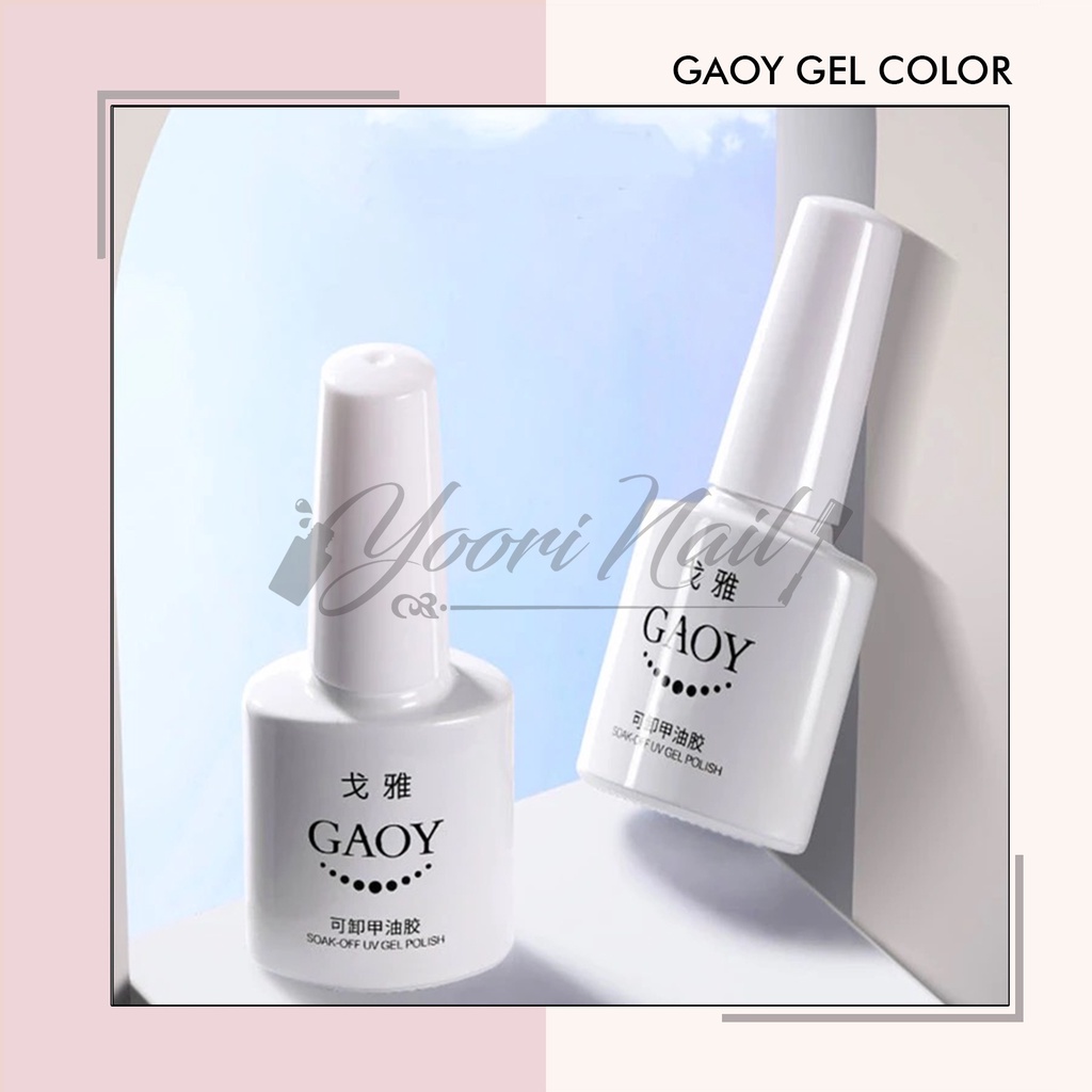 Gaoy color (E001-E036) gel polish light luxury series nail art gel kutek gel warna