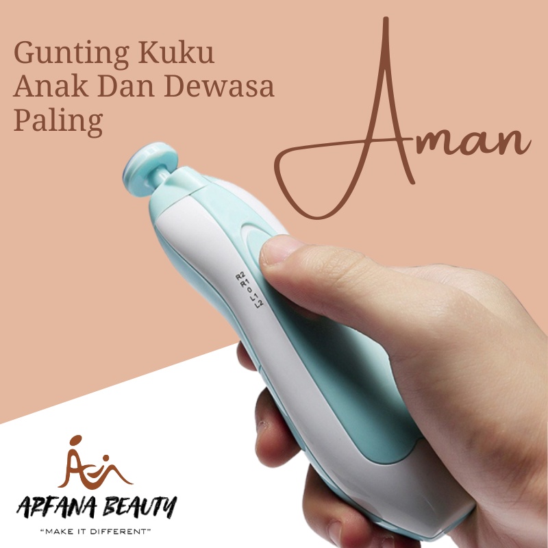 Pemotong Gunting Kuku Bayi Elektrik Baby Nail Trimmer Perawatan Kuku Perlengkapan Perawatan Bayi