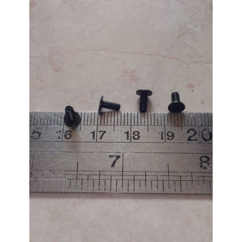 BAUT BAUD SEKRUP SKRUP SCREW FLAT M2.5X5MM M2.5X5 LAPTOP NOTEBOOK UNIVERSAL