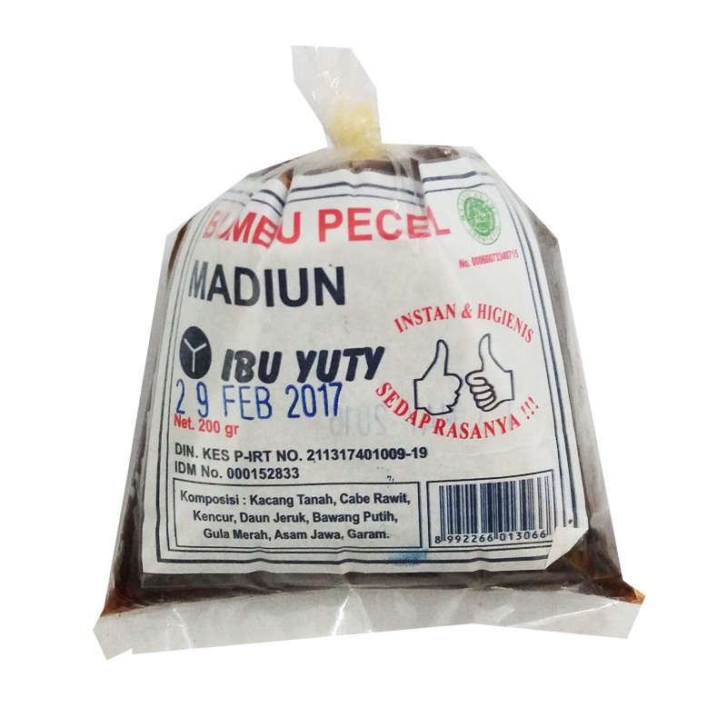 

Bumbu Pecel Madiun 200Gr