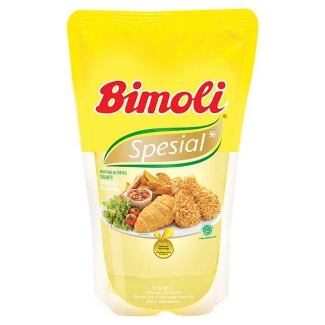 minyak goreng bimoli/sania/camar/sunco/hemart/tropical/sovia refill/botol2lt