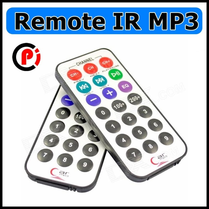 Remote Control Infra Red IR Untuk MP3 atau Microcontroller