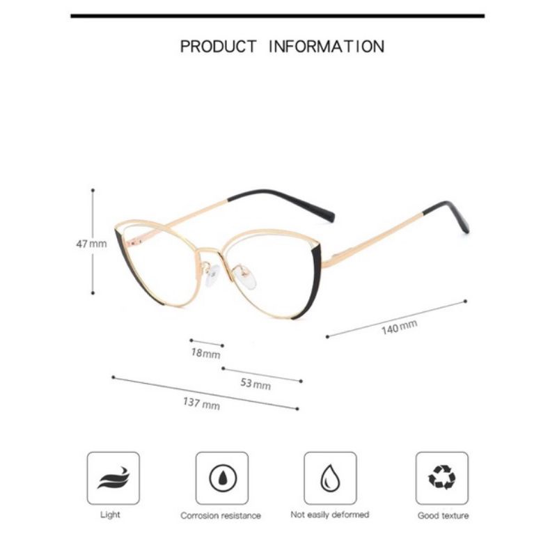 COD) FRAME KACAMATA CAT EYE (PAKE FRAME+LENSA) | KACAMATA