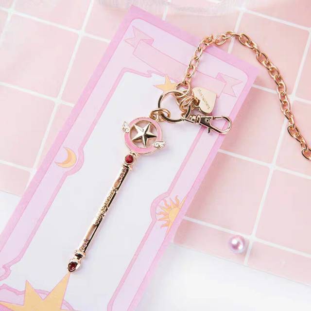 GANTUNGAN TAS CARDCAPTOR SAKURA X SAMANTHA VEGA BIRD WAND BAG CHARM