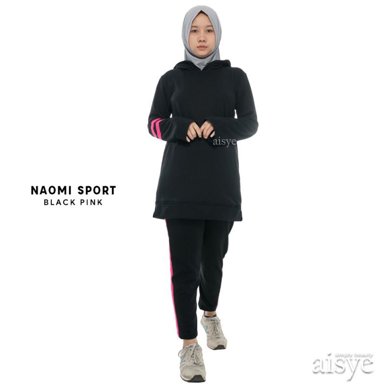 Baju Senam Setelan Wanita Olahraga Muslimah Sporty Muslim NAOMI AISYE