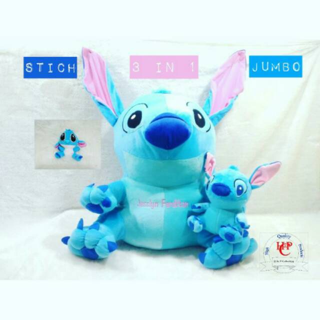 

3 IN 1 STICH JUMBO NAMA SENDIRI UNIK