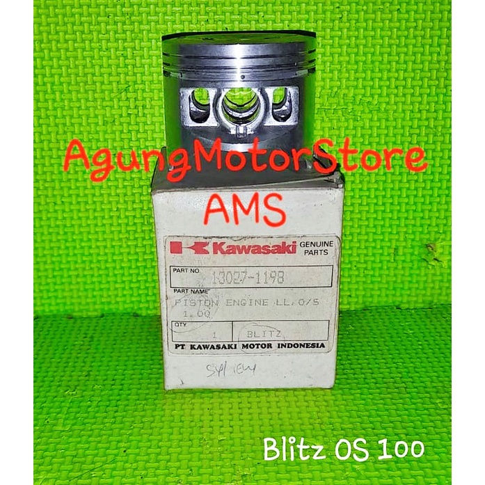 PISTON SEHER KAWASAKI BLITZ OVERSIZE 100 ORI KAWASAKI