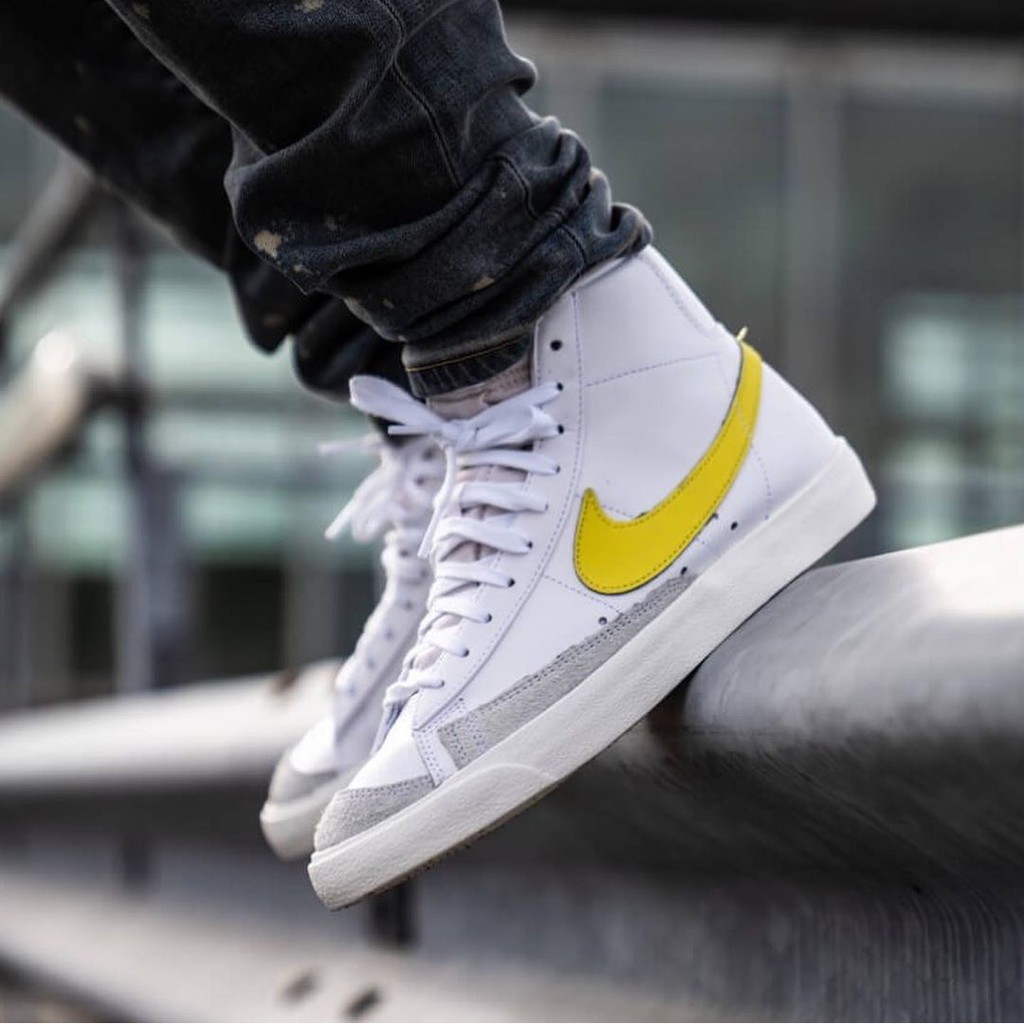 nike blazer mid 77 vintage yellow