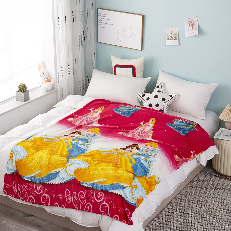 COD - HK - Selimut Karakter Bulu Halus Jumbo 150x200cm - Selimut Jumbo Doraemon Import-Princess