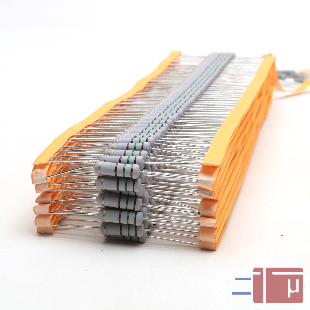 Resistor 150R 150 Ohm 2W Metal Oxide 5% Taiwan Kaki Tembaga