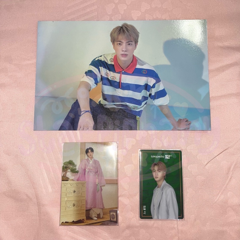 BTS Jin Bundle MPC Dalmajung Mini Poster Season Greetings 2020 pc toko hijau