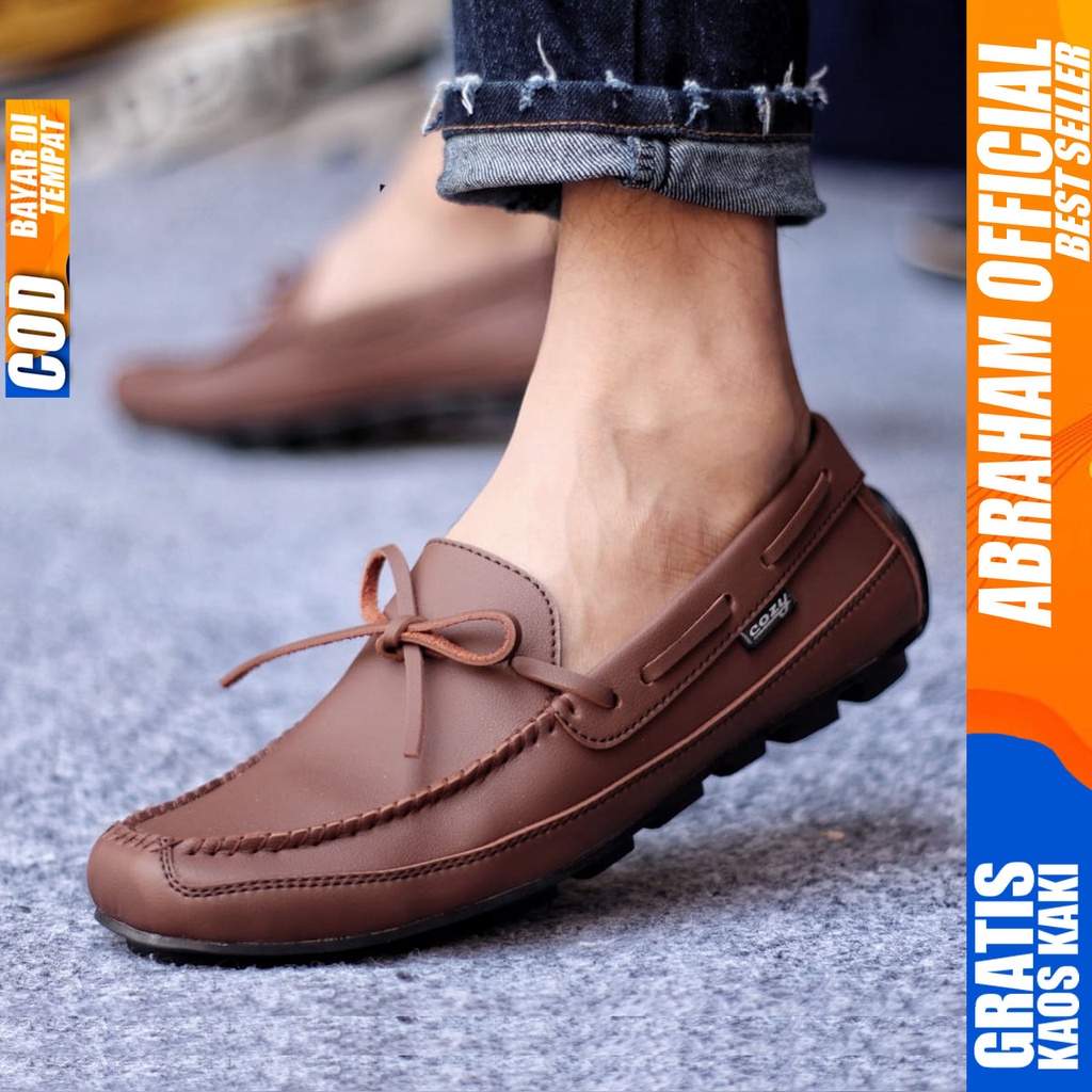 ABRAHAM Sepatu Casual Slip On Kerja Pria