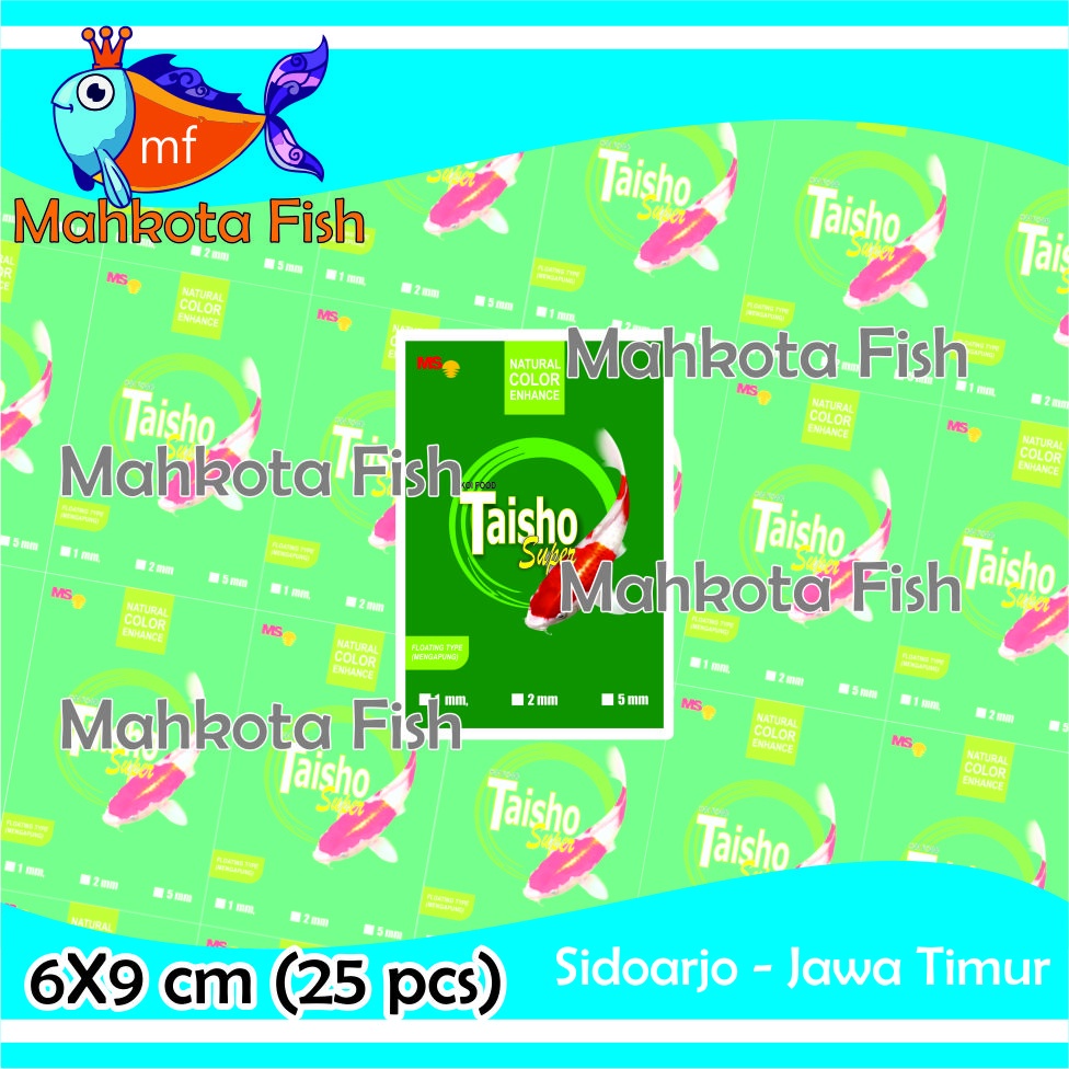 Stiker Repack TAISHO KOI | Stiker Taisho Koi