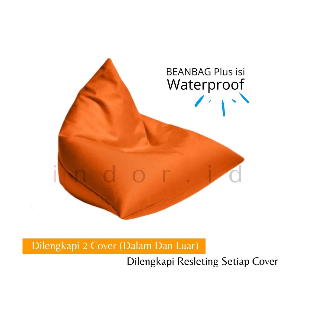 BEAN BAG PLUS ISI MURAH WATERPROOF SIZE MEDIUM