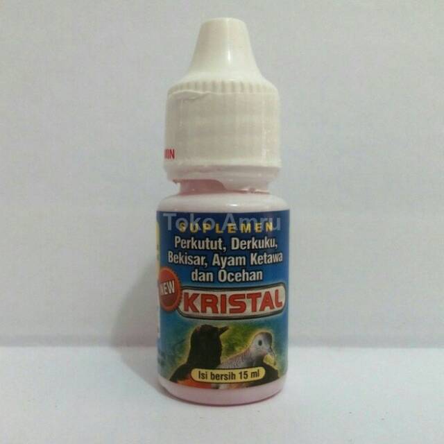 Kristal Suplemen Burung Kicauan Obat Optimalkan Suara Burung