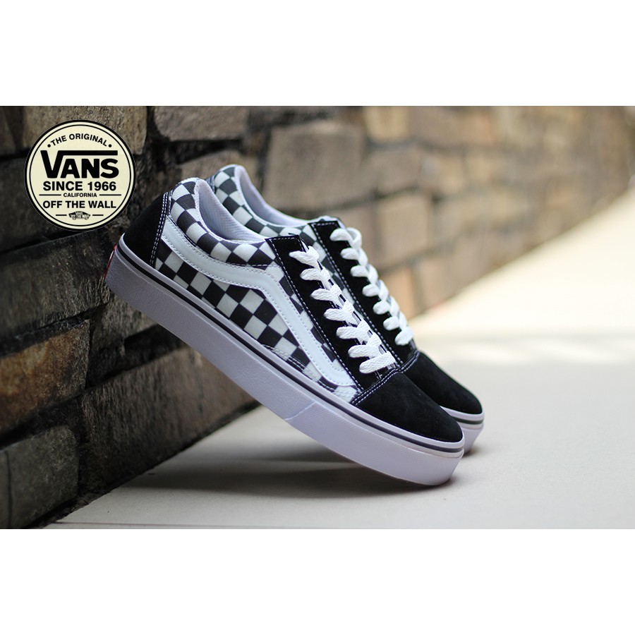 COD !! VANS OLD SKHOOL MOTIF SEPATU SNEAKERS PRIA TERLARIS MURAH