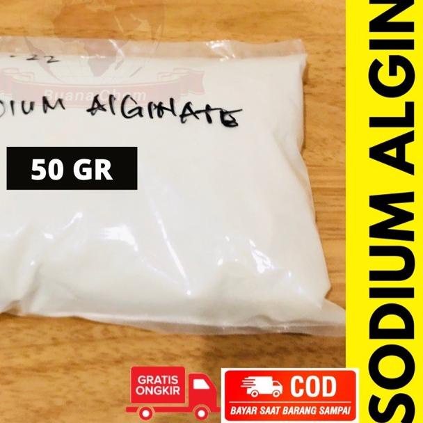 ☟ Sodium Alginate 50gr / Alginat / Sodium Alginate Food Grade ☻