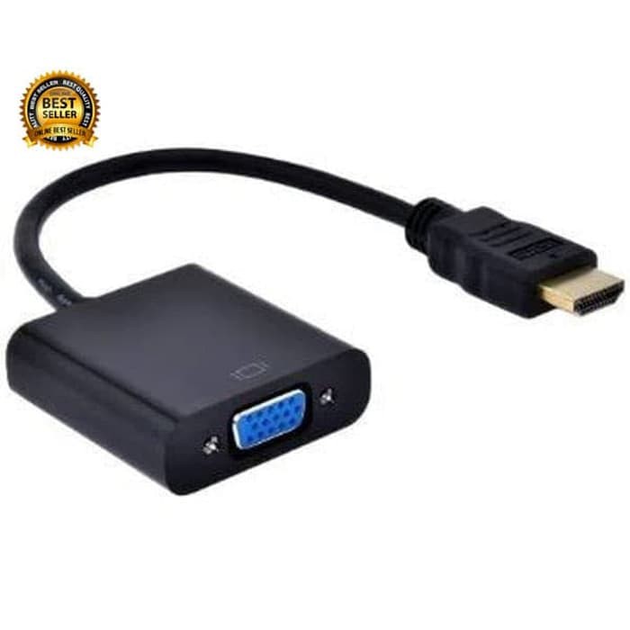 CONVERTER HDMI TO VGA KABEL HDMI TO VGA KONEKTOR HDMI TO VGA