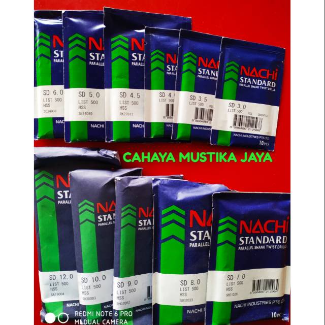 Mata bor besi NACHI ORIGINAL