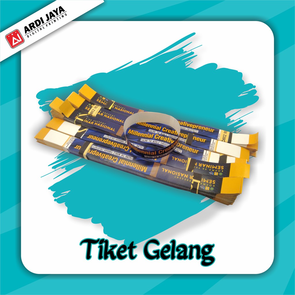 TIKET GELANG ANTI AIR