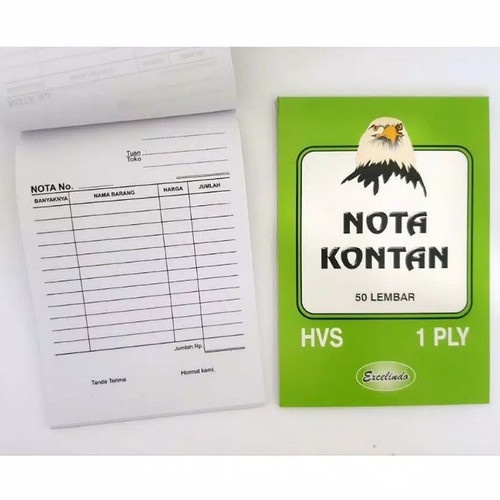 

Nota kontan kecil 1ply excelindo (satuan)