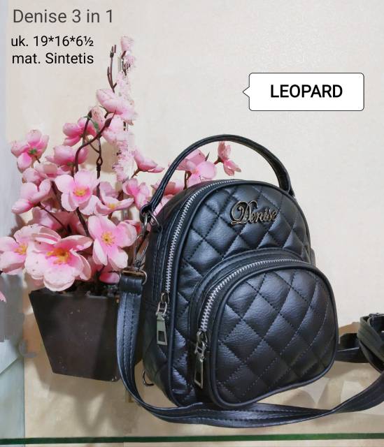 RANSEL WANITA DENIS TYPE JC TW 9332 8802 GC DJAY R PU LEATHER TERBARU TERMURAH POPULER