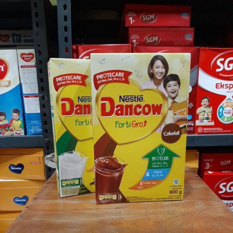 Dancow fortigro coklat/instan/fullcream 780 gr