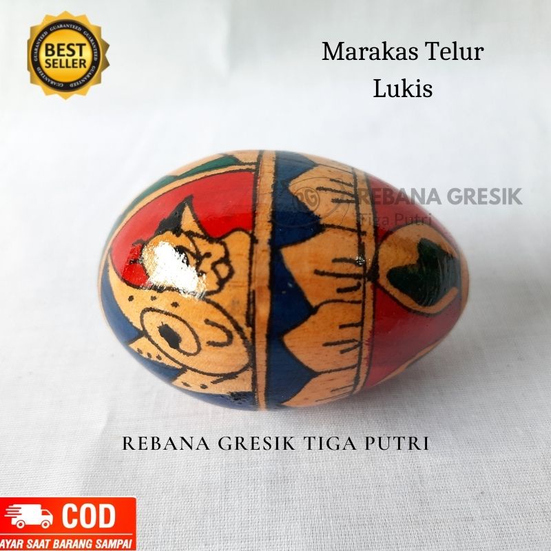 marakas telur alat musik marakas