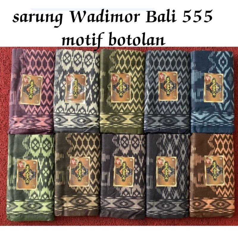 sarung Wadimor Bali 555 motif botolan